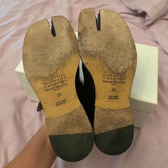 Maison Margiela Black Tabi Mary Jane Loafers - Picture 5 of 6